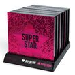 Set 10 piese ruj, ruj lichid, farduri de pleoape si accesorii Super Star, Magic Studio