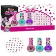 Set manichiura pentru fetite, cu 3 lacuri de unghii si modele de lipit pe unghii, Minnie