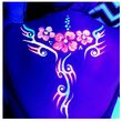 Creion stralucitor in lumina UV, pentru fata si corp, Magenta GLOW ME UP!