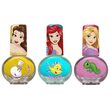 Set manichiura pentru fetite, 3 lacuri de unghii si modele de lipit pe unghii, Printesele Disney