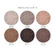 Fard de pleoape monocolor, Mineral Pure, Setul 1, mixt de 12 bucati, nuante mate, nude