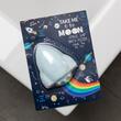 Bomba efervescenta de baie pentru copii Take me to the Moon Rainbow Trail Effect, Accentra, 355871, 100g