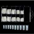 Tipsuri pentru unghii, natur, set de 100buc