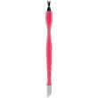Chiureta pentru cuticule, cu impingator, Top Choice