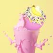 Bomba de baie efervescenta Banana Delight Raw Blaster 150g, Bomb Cosmetics