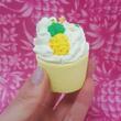 Bomba de baie cremoasa Pineapple Party Bath Mallow 50g, Bomb Cosmetics