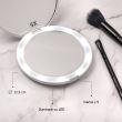 Oglinda cosmetica cu iluminare Magic Studio MS70010, 12 cm diametru