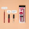 Set gloss si creion de buze Shaky, Matte & Glossy, 60749, Roz inchis, Magic Studio, 2 g