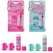 Pachet 2 Set balsam de buze cu aroma de bezele capsuni si agrafe asortate Crush Martinelia 11101, 4 g