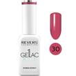 Lac de unghii Gellac 1 Step, Hybrid Effect, Non UV, Revers, 30 Roz inchis, 10 ml