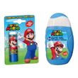 Set produse ingrijire copii, gel de dus si sampon, balsam de buze si borseta depozitare Super Mario 1809, 110 ml