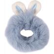 Set doua elastice de par Top Choice 25990, Puffy (1 roz + 1 gri)