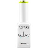 Lac de unghii Gellac 1 Step, Hybrid Effect, Non UV, Revers, 56 Galben Neon, 10 ml