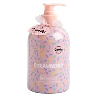 Sapun lichid cu aroma de capsuni Candy IDC Institute 42110, 500 ml