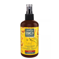 Lotiune par vegana, regeneranta, cu extract de chihlimbar, pentru par vopsit, Venita, 100ml 