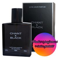 Set 4 Apa de toaleta Chant & Black, barbati, Cote D´Azur, 100 ml + Tester GRATUIT