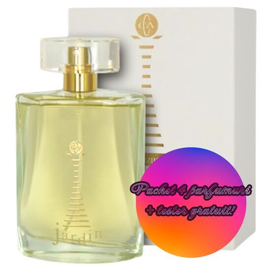 Set 4 Apa de Parfum Cote d'Azur, Jardin l'Azur, Femei, 100ml + Tester GRATUIT