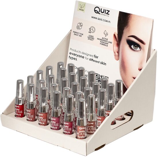 Set 36 bucati Ruj Liquid Matte Mousse , Quiz Cosmetics