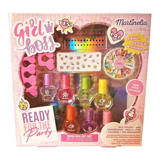 Set decorare unghii Super Girl Mega Nail Art , Martinelia, 26106