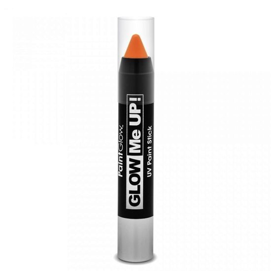 Creion stralucitor in lumina UV, pentru fata si corp, Portocaliu Glow me Up!