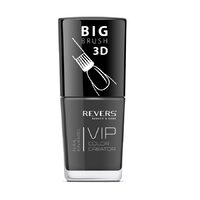 Lac de unghii Vip, 3D, Revers, gri, Lucios, 12 ml, Nr 005 - inchis