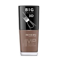 Lac de unghii Vip, 3D, Revers, maro, 12 ml, Nr 032 - Lucios