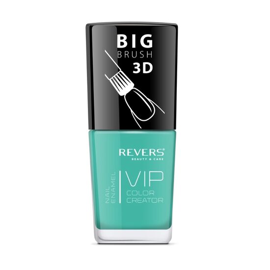 Lac de unghii Vip, 3D, Revers, verde, 12 ml, Nr 057 - Lucios