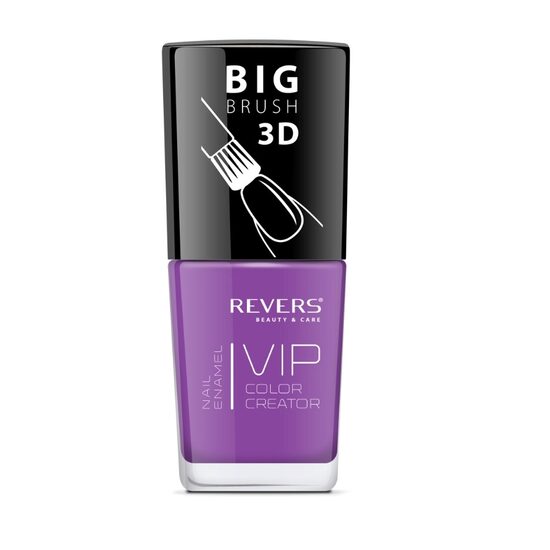 Lac de unghii Vip, 3D, Revers, mov, 12 ml, Nr 081 - Lucios