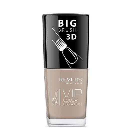 Lac de unghii Vip, 3D, Revers, maro, 12 ml, Nr 099 - Lucios