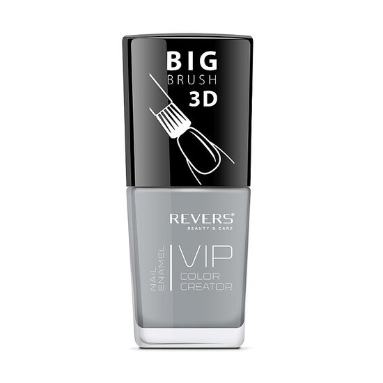 Lac de unghii Vip, 3D, Revers, gri, Lucios, 12 ml, Nr 101 - gri