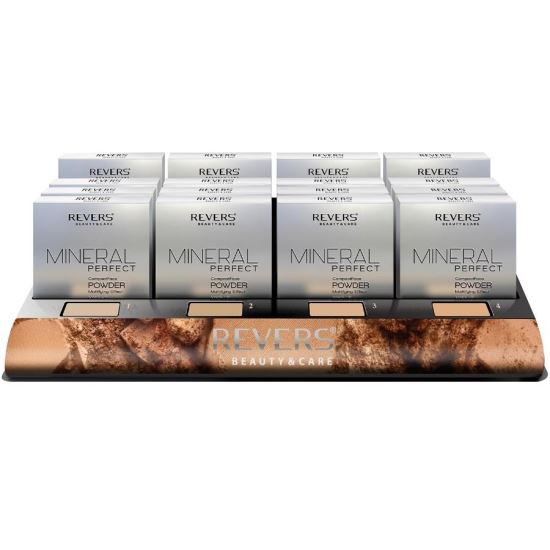 Set 16 bucati Pudra pentru fata, Compacta, Mineral Perfect, Revers,  8 g