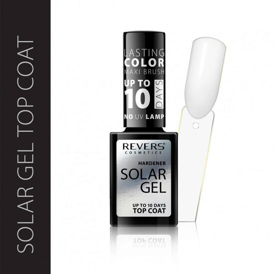 Lac de unghii Solar gel, Top Coat, Revers, 12 ml