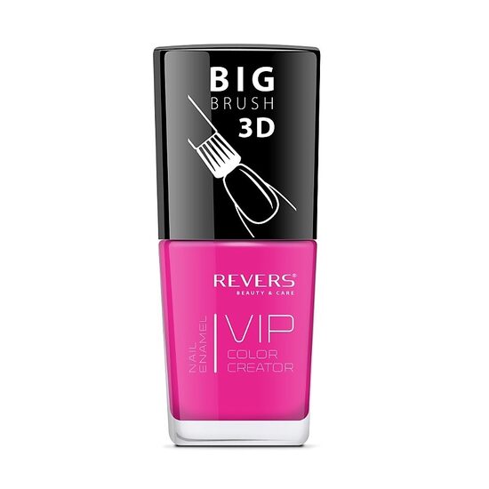 Lac de unghii Vip, 3D, Revers, nuante neon, roz, 12 ml, Nr 111 - Lucios