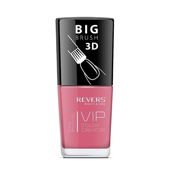 Lac de unghii Vip, 3D, Revers, roz nude, Lucios, 12 ml, Nr 119