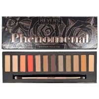 Fard de pleoape 12 culori, Phenomenal Black, Nr. 01, Revers