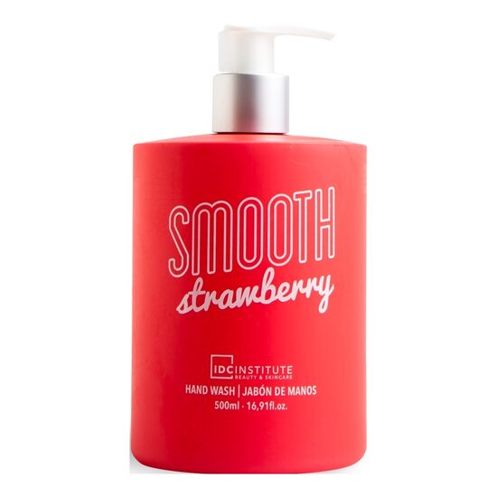 Sapun lichid cu dispenser si aroma de capsuni Smooth IDC Institute 40745, 500ml