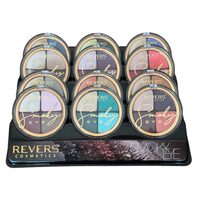 Set 12 bucati fard de pleoape Smoky Eye, Revers, Set 1, nuante mate