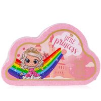 Bila de baie pentru copii Little Princess Rainbow Trail Effect, cu efect curcubeu, Accentra, 3555135, 110g