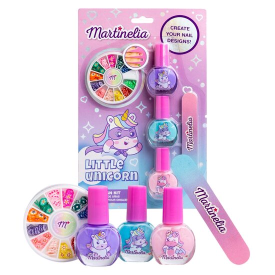 Set produse pentru decorarea unghiilor Little Unicorn, 12015, Martinelia