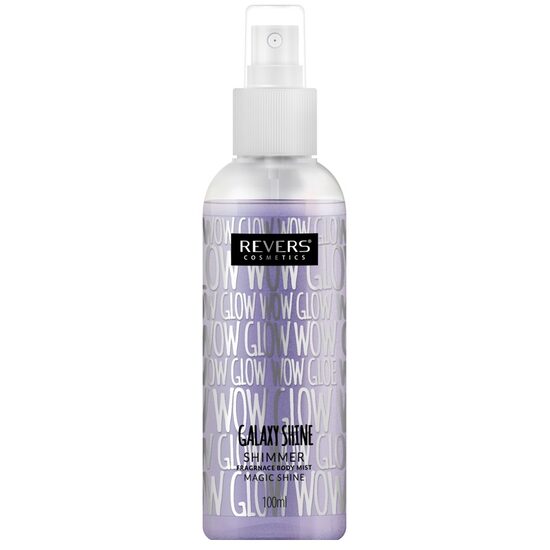 Spray de corp parfumat, cu particule sclipitoare, holografic, Galaxy Shine, Reevers, 100 ml