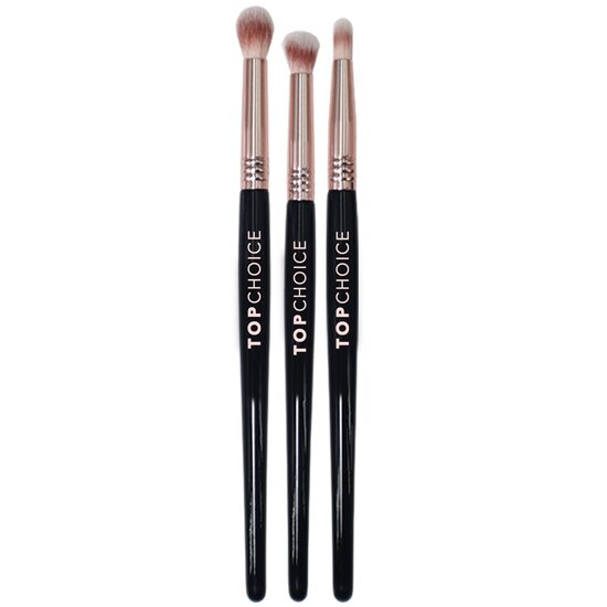 Set 3 pensule de machiaj pentru blending Golden Touch Trio, 38662, Top Choice 