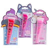 Set 3 bucati gloss de buze pentru fetite Juicy World, Martinelia 35076, 21ml