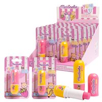 Set 12 bucati balsam de buze cu SPF 15 pentru copii, 68025, 3.5 g  Martinelia, 