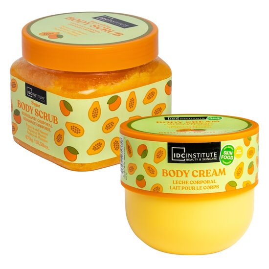 Pachet ingrijire corp Skin Food Body Cream Papaya & Mango, IDC Institute