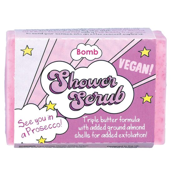 Scrub solid pentru corp See You in a Prosecco Solid Shower  100g, Bomb Cosmetics