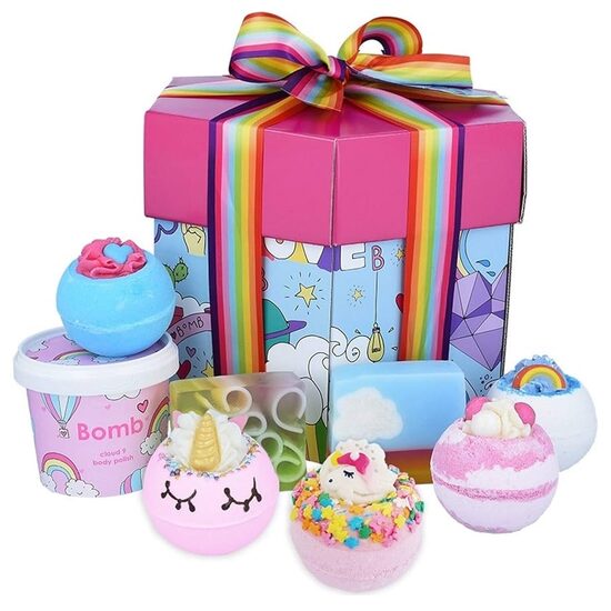 Set de baie  Unicorn Universe Hex Box, Bomb Cosmetics