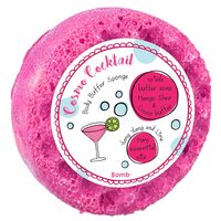 Burete de baie infuzat cu unt de corp si uleiuri esentiale Cosmo Cocktail Body Buffer 200g, Bomb Cosmetics