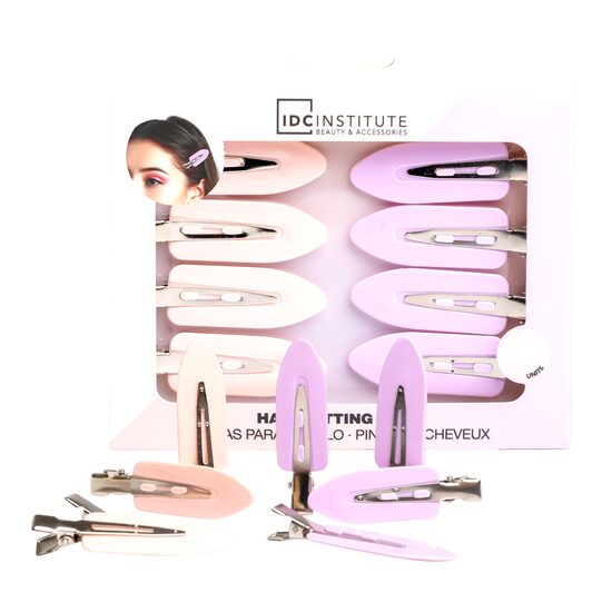 Set cu 8 bucati Agrafe de par Basic, IDC Institute, 90249