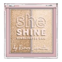 Paleta iluminator Duo She Shine 04 Heat Haze, Revers, 7,2 g 