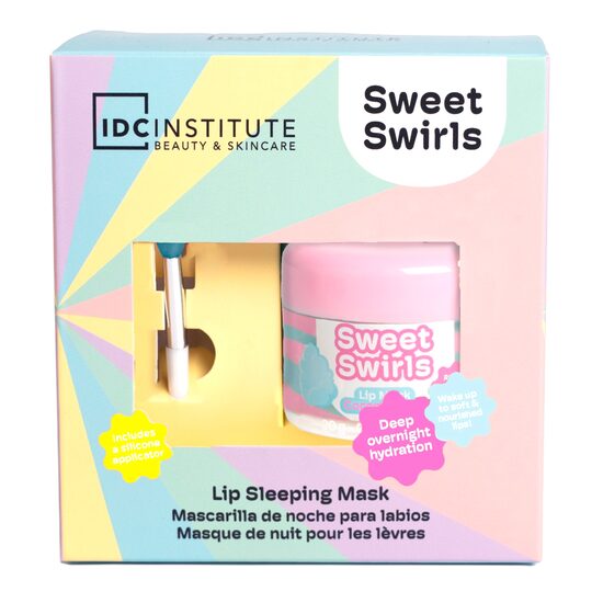 Mască de noapte pentru buze Swirly Night – Coconut Sugar, Idc Institute , 68341, 20g